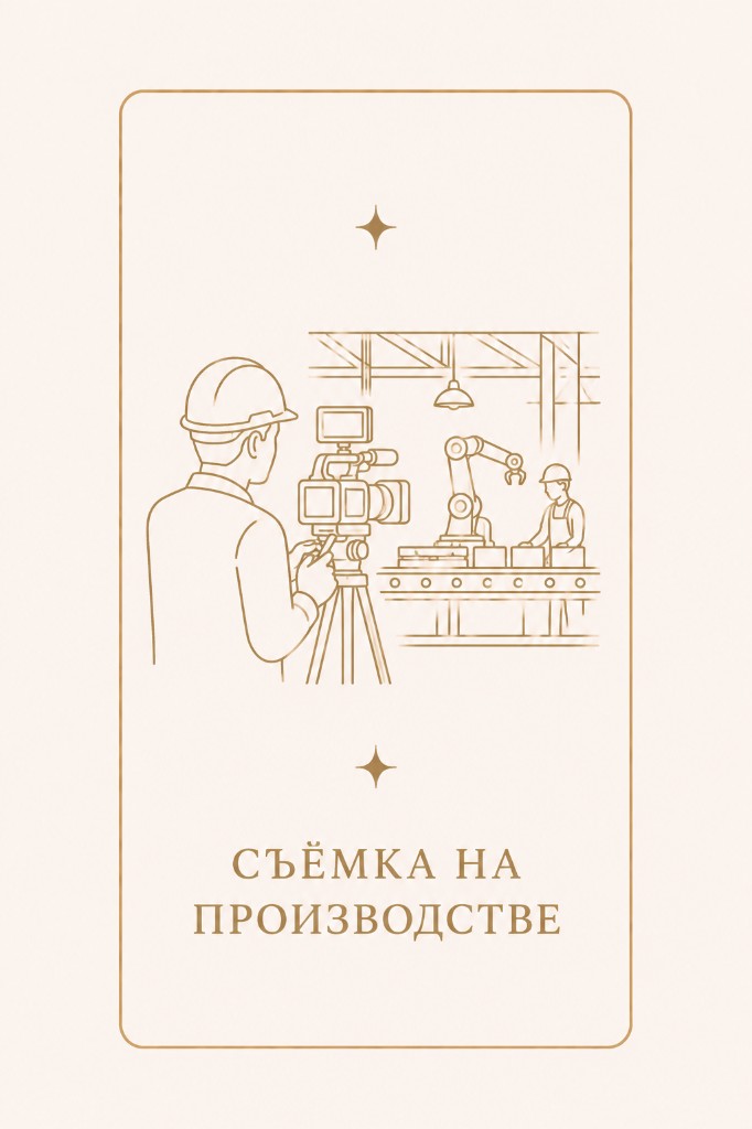 Съёмка на производстве