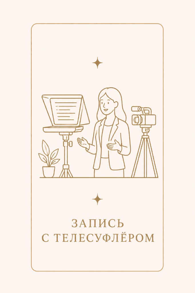 Запись с телесуфлёром